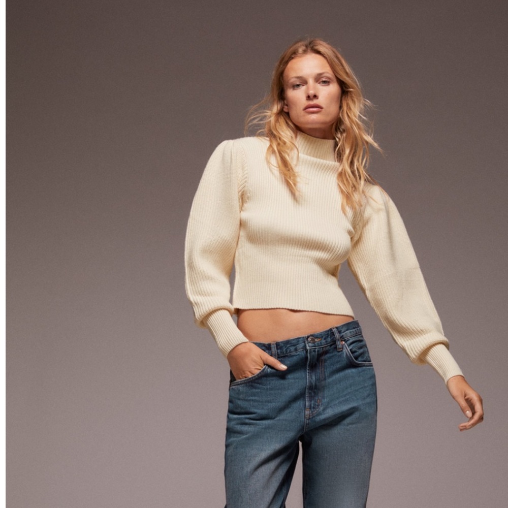 Neck Knit Sweater Zara 2020